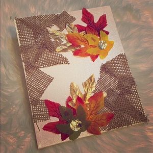 DIY Autumn Art on Canvas 8X10